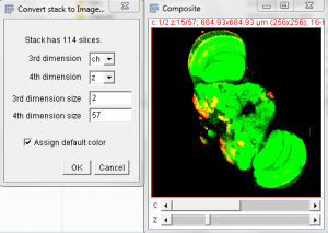 how to merge two images in imagej software